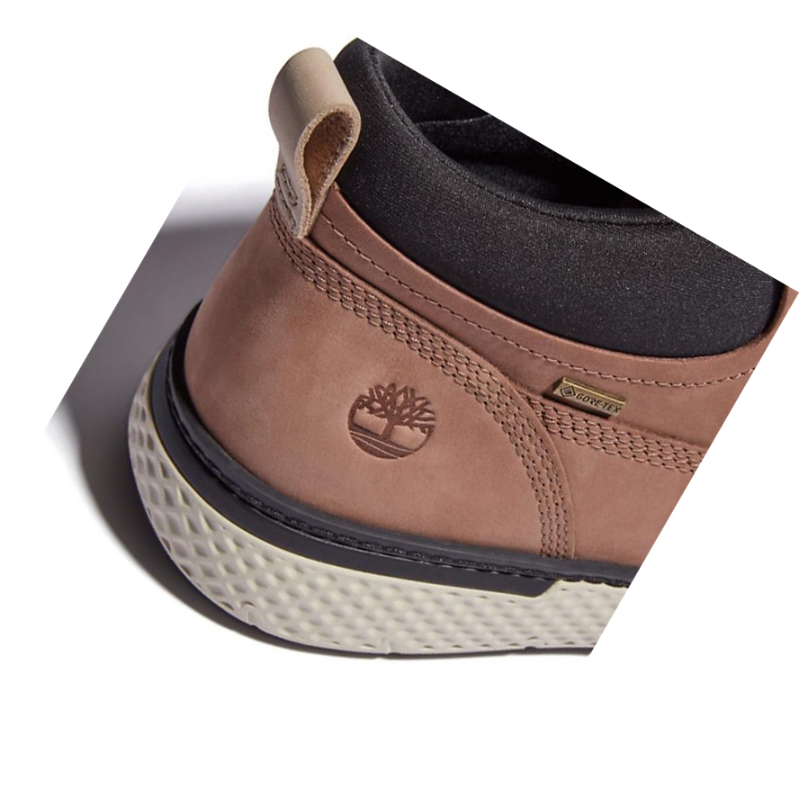 Botas Chukka Timberland Cross Mark Gore-Tex® Hombre Marrones Claro | ES-GJBMZ01