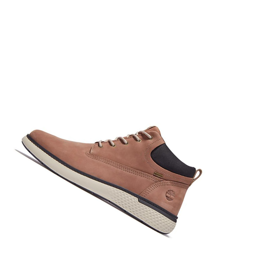 Botas Chukka Timberland Cross Mark Gore-Tex® Hombre Marrones Claro | ES-GJBMZ01
