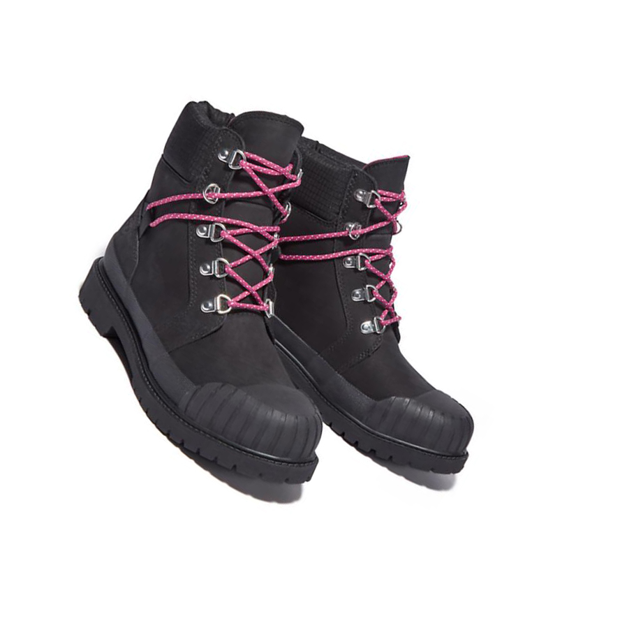 Botas de Invierno Timberland Heritage Rubber-toe Mujer Negras | ES-IKYJA26