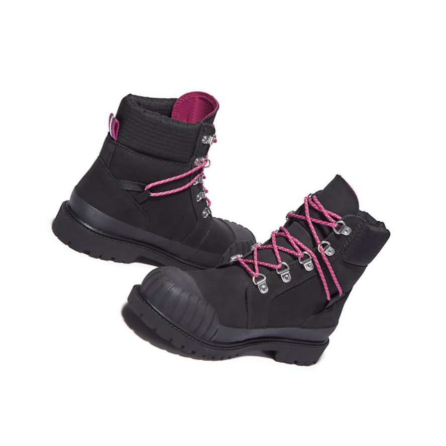 Botas de Invierno Timberland Heritage Rubber-toe Mujer Negras | ES-IKYJA26