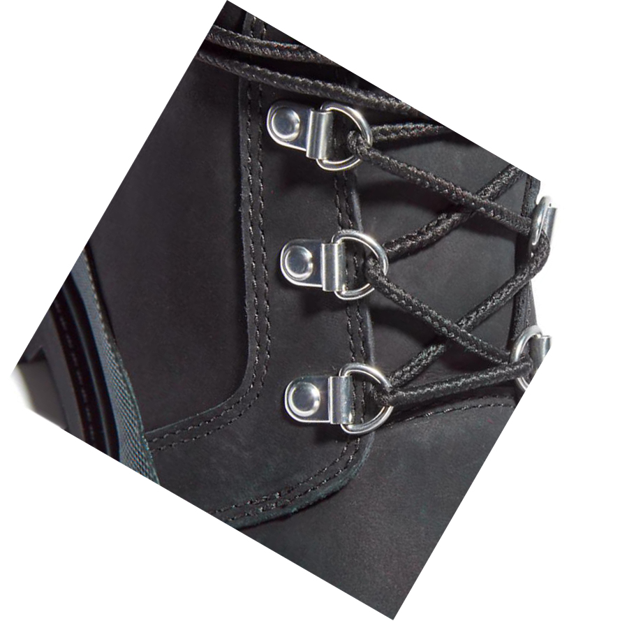 Botas de Invierno Timberland Heritage Rubber-toe Mujer Negras | ES-IKYJA26