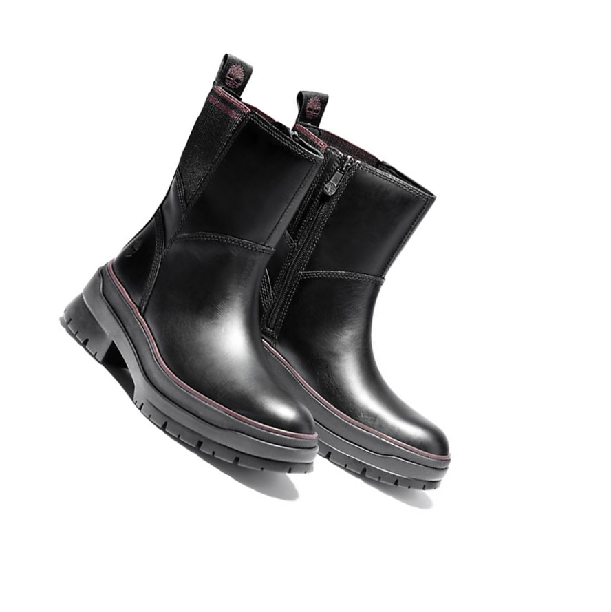 Botas de Invierno Timberland Malynn Side-zip Mujer Negras | ES-GQDRA01