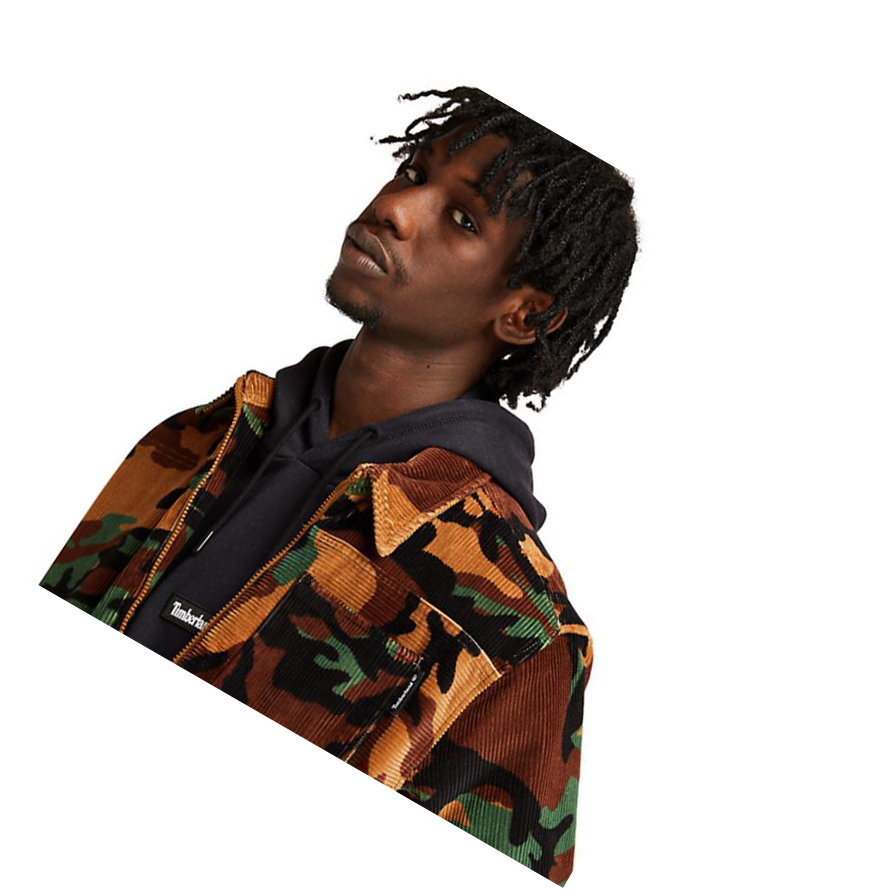 Chaquetas Timberland Corduroy Chore Hombre Camuflaje | ES-QILJF68