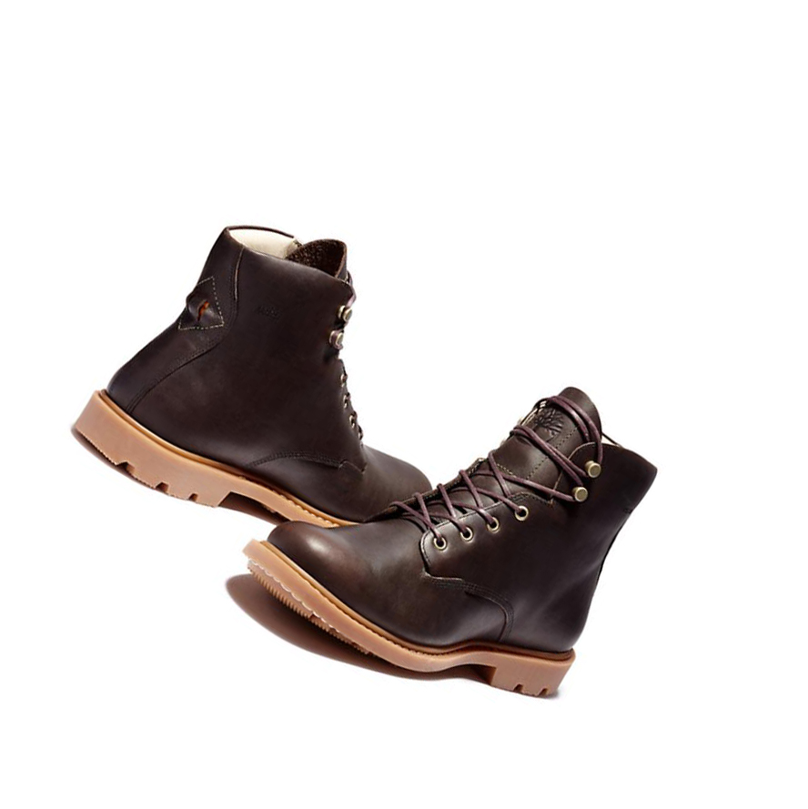 Original 6-inch Boots Timberland Belanger EK+ Hombre Marrones Oscuro | ES-JEYNZ23