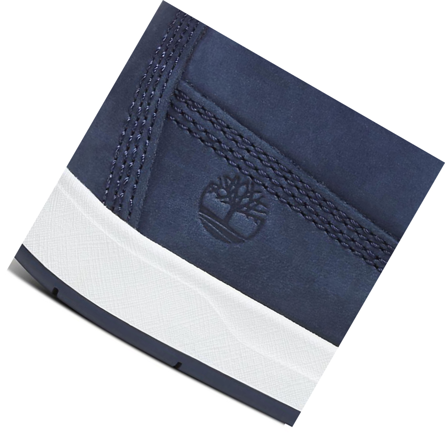 Original 6-inch Boots Timberland Davis Square Side-zip Niños Azul Marino | ES-AKTGC89