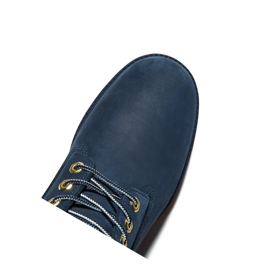 Original 6-inch Boots Timberland Heritage Invierno Hombre Azul Marino | ES-ATIQW53