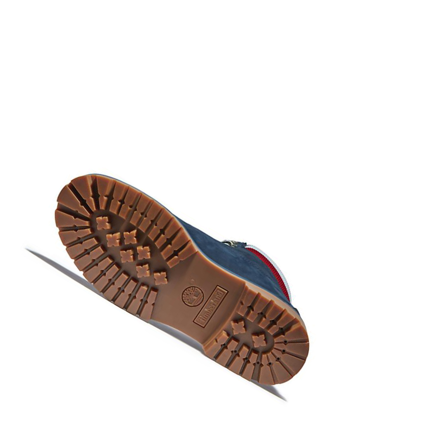 Original 6-inch Boots Timberland Heritage Invierno Hombre Azul Marino | ES-ATIQW53