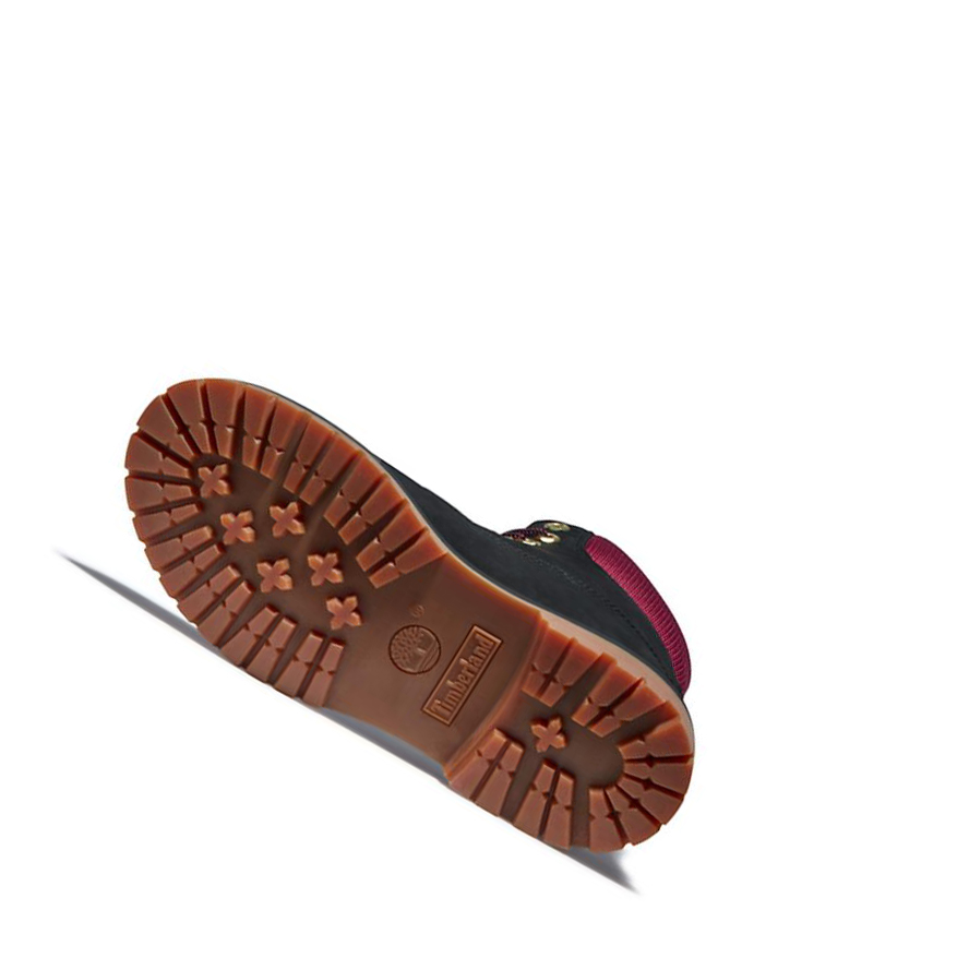 Original 6-inch Boots Timberland Heritage Mujer Negras | ES-CUHQK83