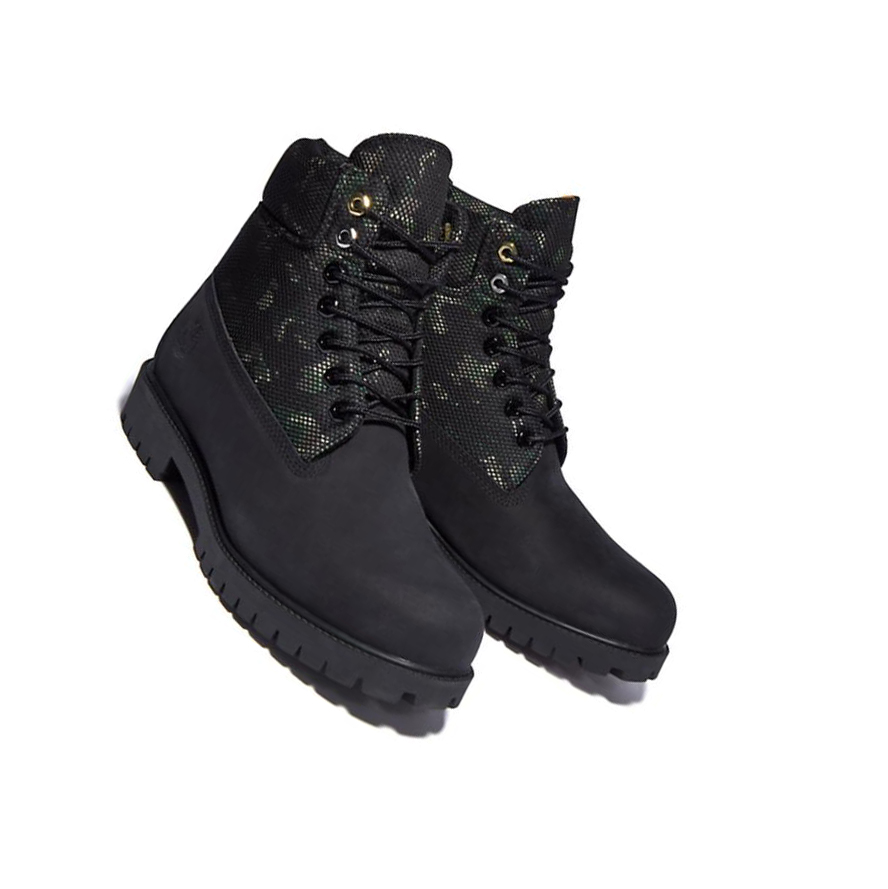 Original 6-inch Boots Timberland Heritage Hombre Negras | ES-HPUMC59