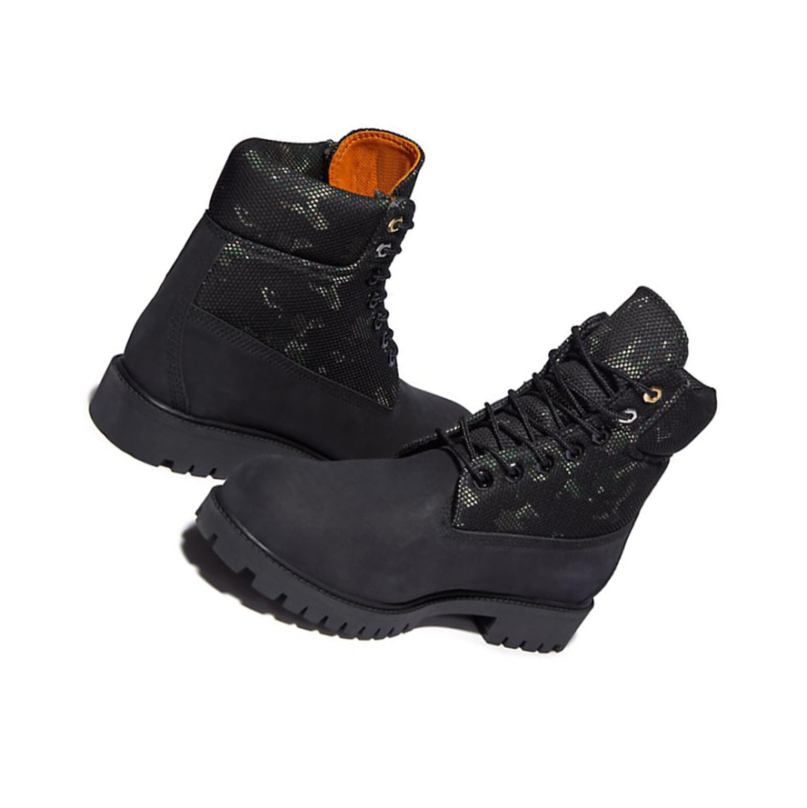 Original 6-inch Boots Timberland Heritage Hombre Negras | ES-HPUMC59