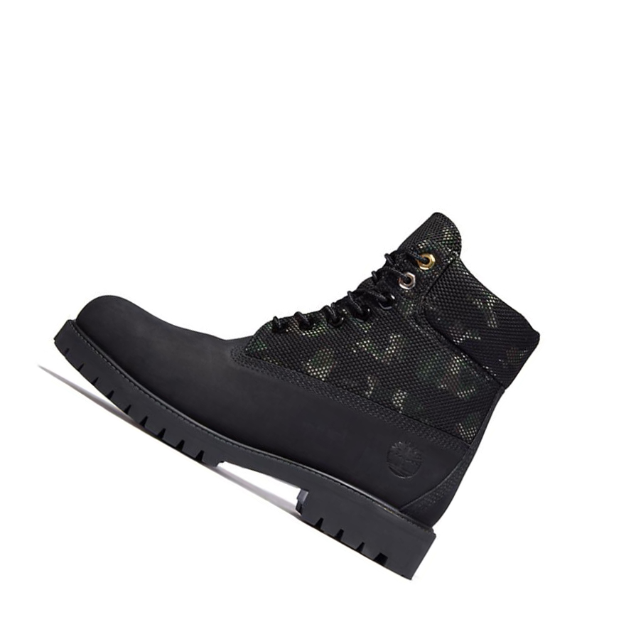 Original 6-inch Boots Timberland Heritage Hombre Negras | ES-HPUMC59