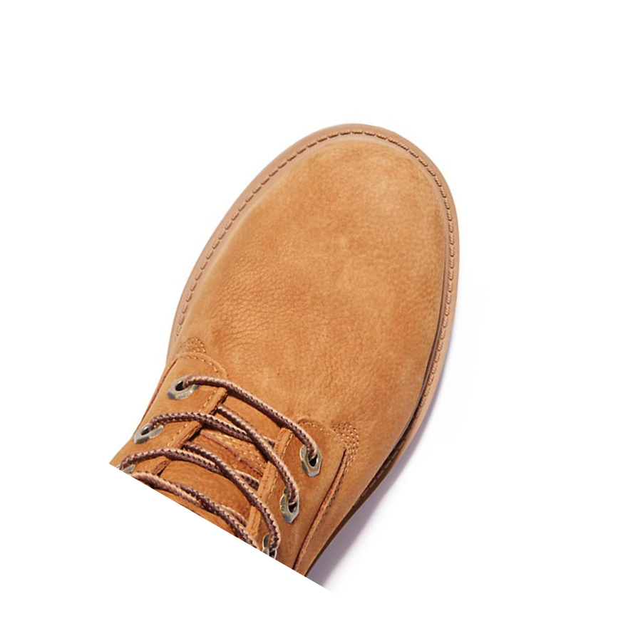 Original 6-inch Boots Timberland Heritage EK+ Regenerative Cuero Mujer Amarillo | ES-SAPHI60