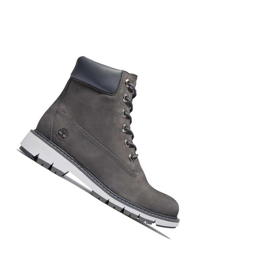 Original 6-inch Boots Timberland Lucia Way Mujer Gris | ES-ABYGK70