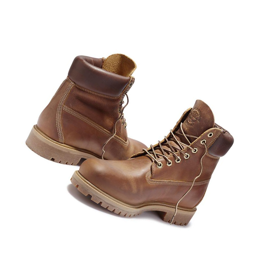 Original 6-inch Boots Timberland Premium Heritage Hombre Marrones | ES-EPXDG61