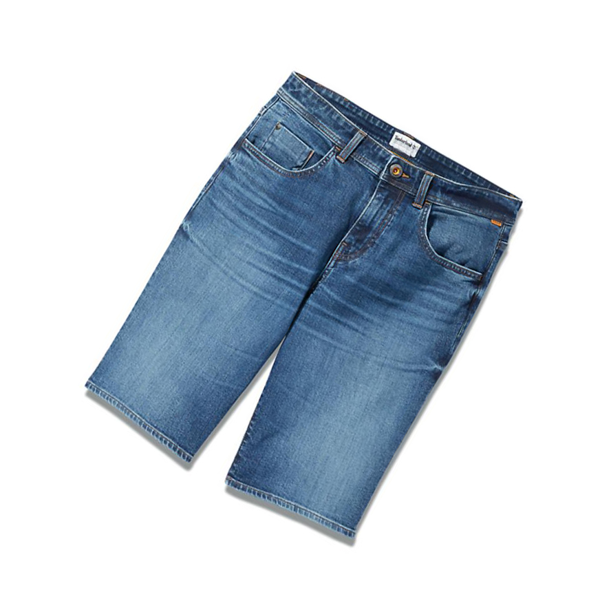 Pantalones Cortos Timberland Canobie Lake Denim Hombre Indigo | ES-YPAEU23