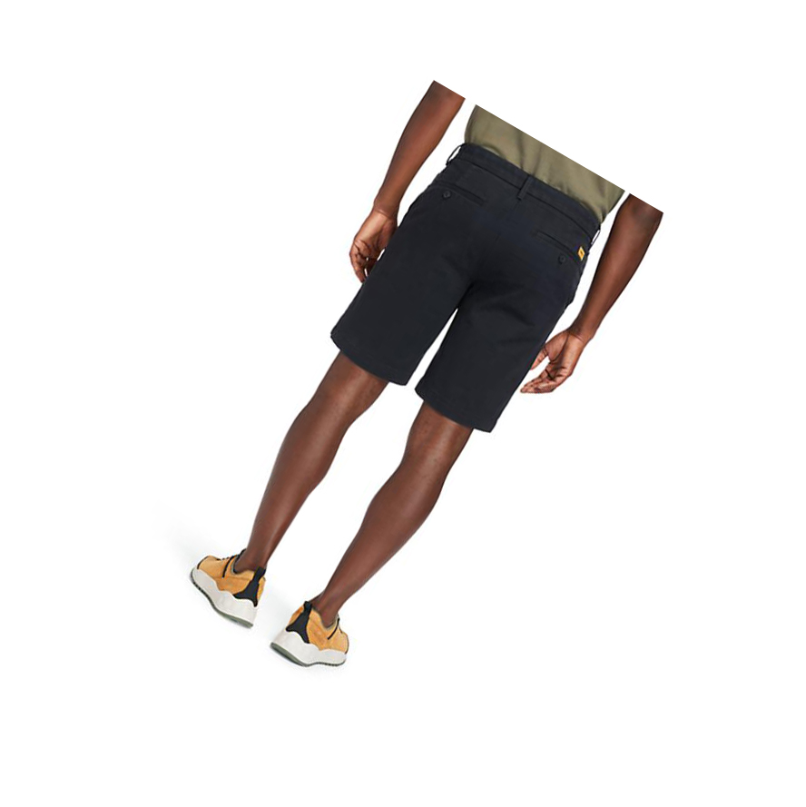 Pantalones Cortos Timberland Squam Lake Stretch Chino Hombre Negras | ES-ALQVU84
