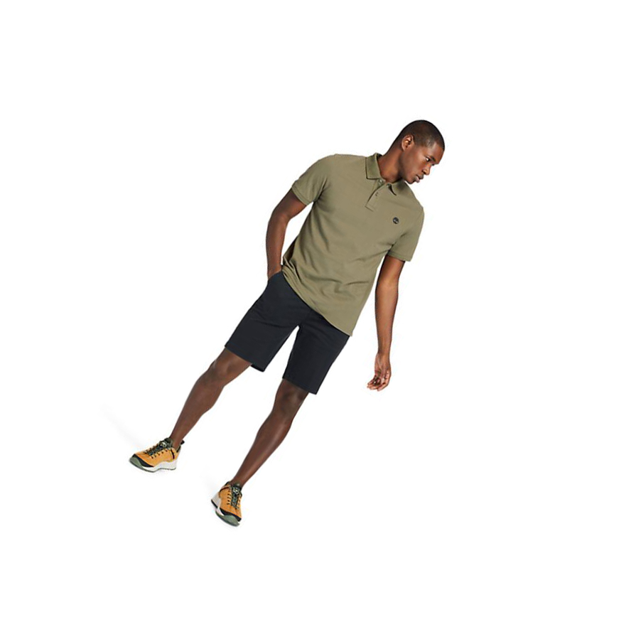 Pantalones Cortos Timberland Squam Lake Stretch Chino Hombre Negras | ES-ALQVU84