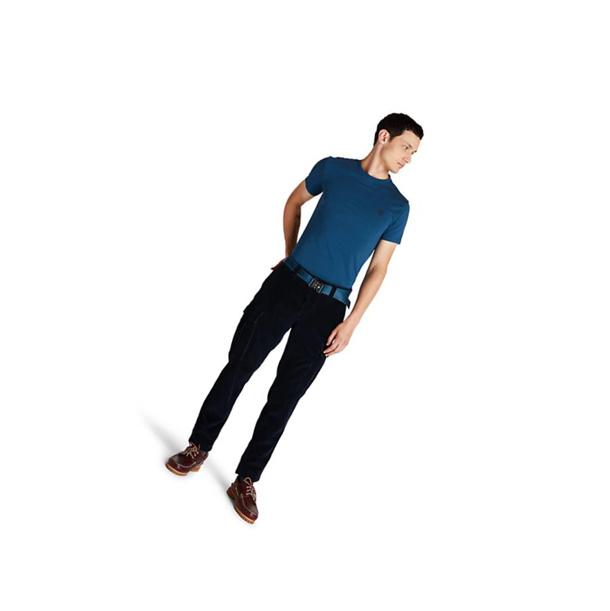 Pantalones Timberland Corduroy Cargo Hombre Azul Marino | ES-EHIKC14