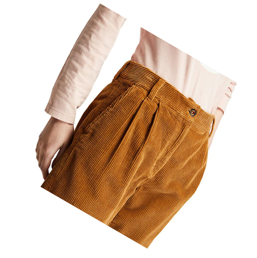 Pantalones Timberland Corduroy Mujer Marrones | ES-XBKZO09