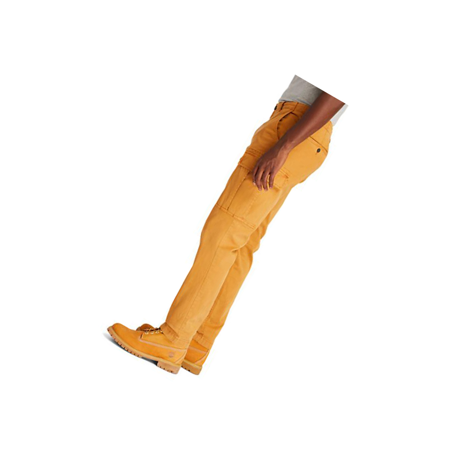Pantalones Timberland Core Twill Cargo Hombre Amarillo | ES-DCYHW32