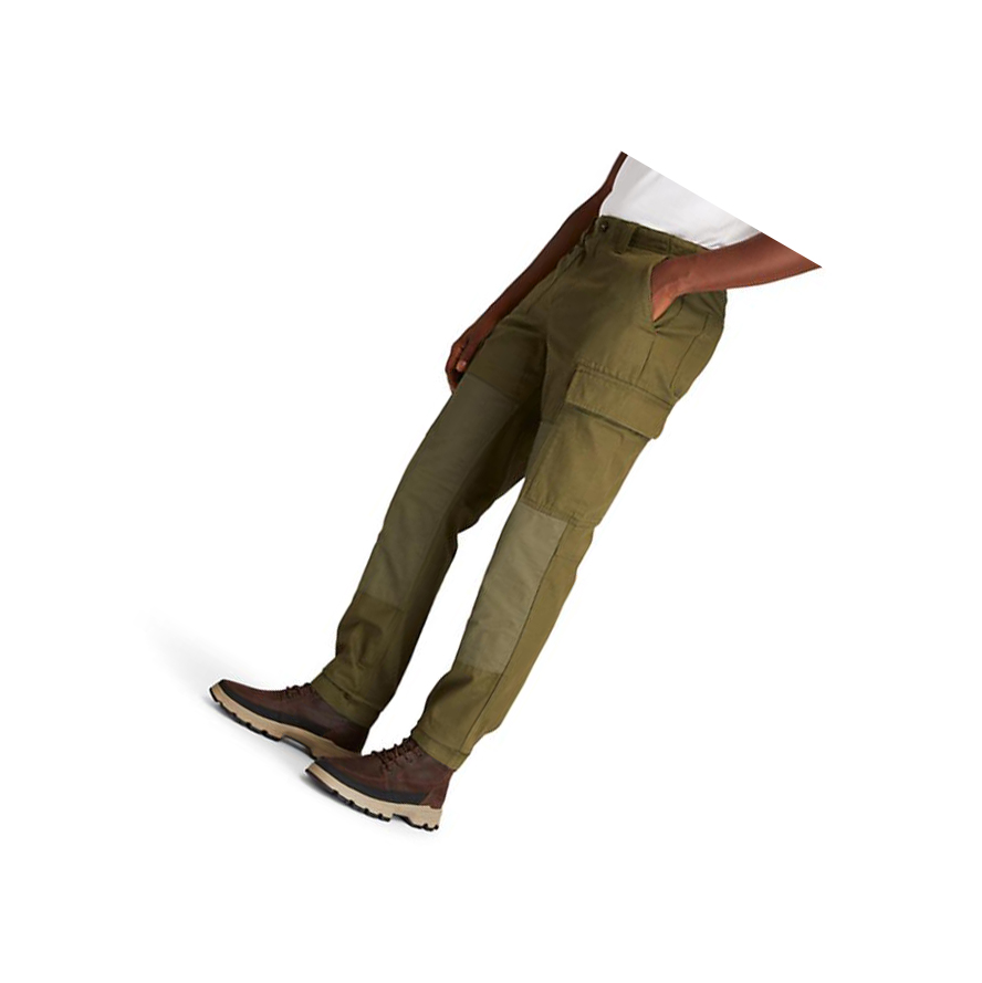 Pantalones Timberland Utility Cargo Hombre Verde Oscuro | ES-FLVEC65