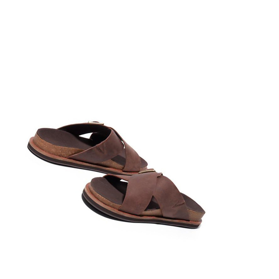 Sandalias Timberland Amalfi Vibes Cross Chanclas Hombre Marrones | ES-AYBFW14