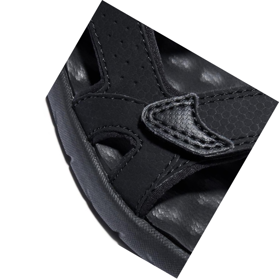 Sandalias Timberland Perkins Row 2-Correa Niños Negras | ES-NVKRQ25