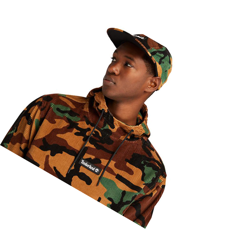 Sudadera Con Capucha Timberland Corduroy Hombre Camuflaje | ES-IRWTD80