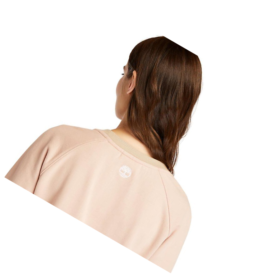Sudaderas Timberland Crewneck Mujer Rosas Claro | ES-NSYOM17