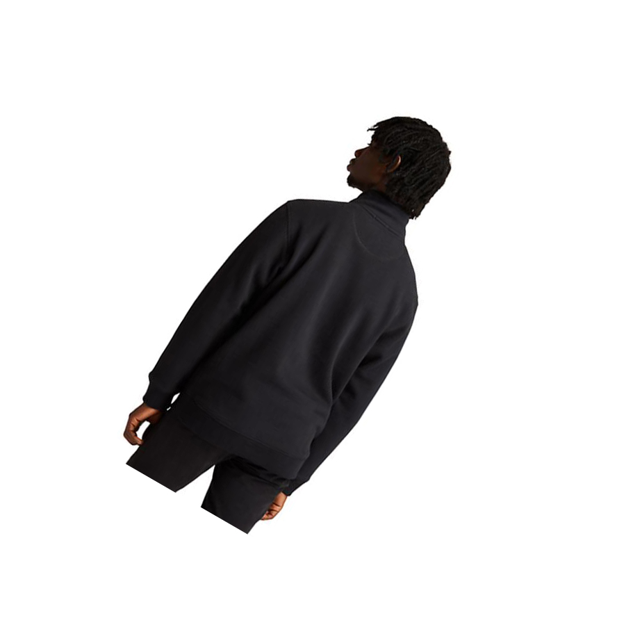 Sudaderas Timberland Outdoor Heritage Zip-Neck Hombre Negras | ES-UIQYG27