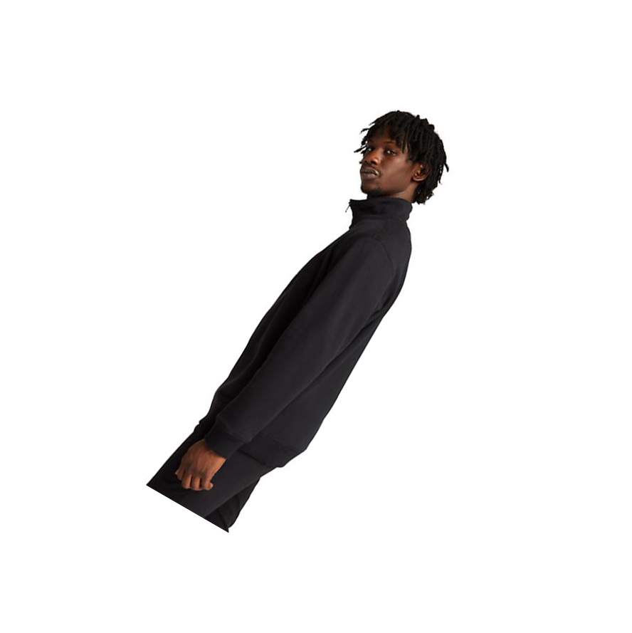 Sudaderas Timberland Outdoor Heritage Zip-Neck Hombre Negras | ES-UIQYG27