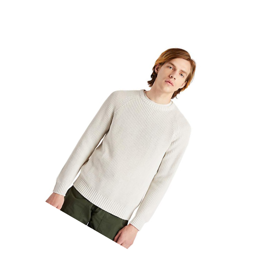 Suéteres Timberland Beards Brook Crew-Neck Hombre Blancas | ES-PXNVD34